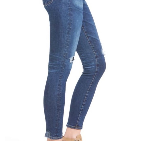 AG The Legging Ankle Patchwork Jeans - Picture 9 of 14